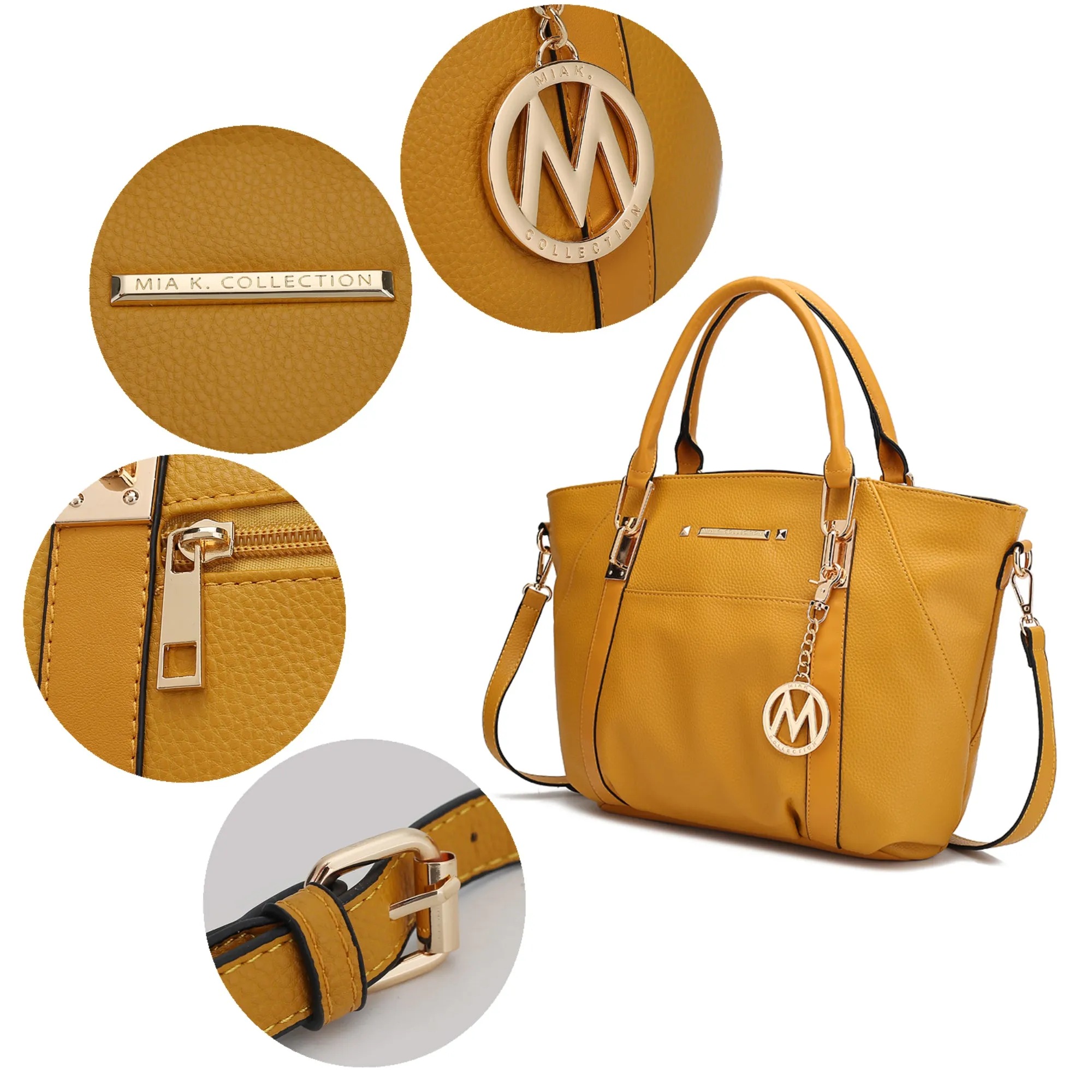 Darielle Satchel Handbag with Wallet