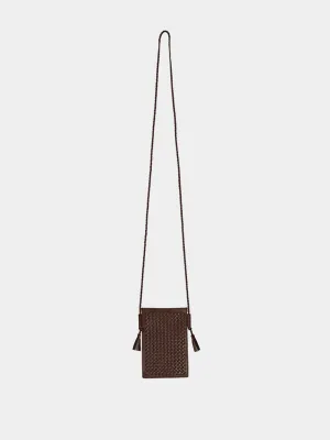 Dark Brown Pic Pocket Leather Bag