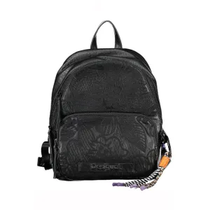 Desigual Black Polyethylene Backpack