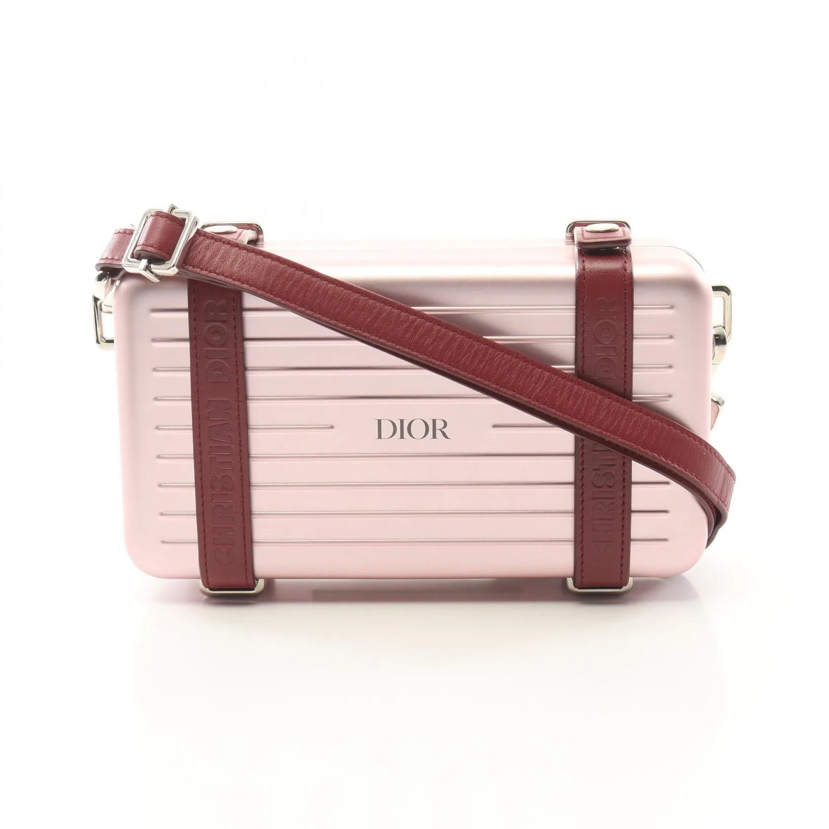 Dior RIMOWA Leather Aluminum Clutch Bag