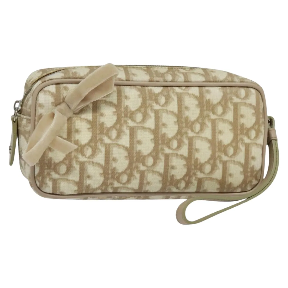 Dior Romantique Canvas Clutch Bag (Pre-Owned)