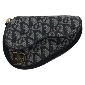 Dior Saddle Canvas Clutch Bag (Pre-Owned)