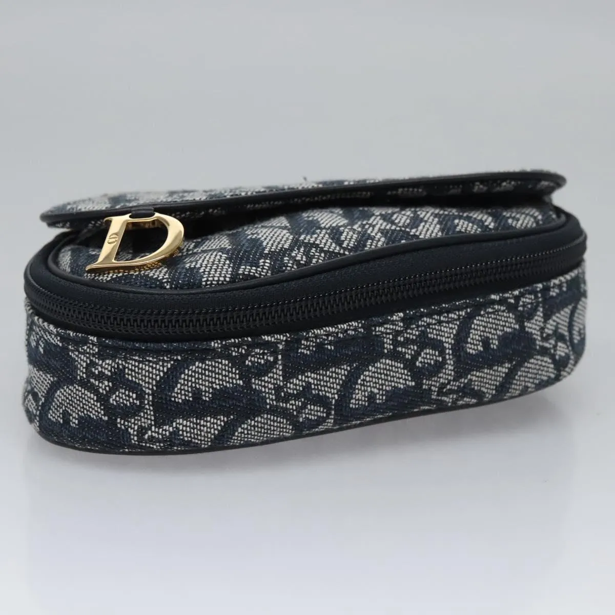 Dior Saddle Canvas Clutch Bag (Pre-Owned)