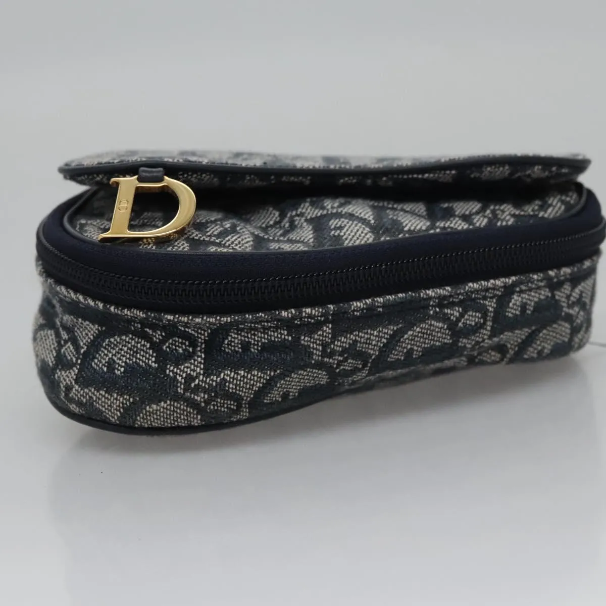Dior Saddle Canvas Clutch Bag (Pre-Owned)