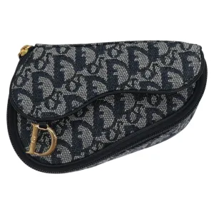 Dior Saddle Canvas Clutch Bag (Pre-Owned)