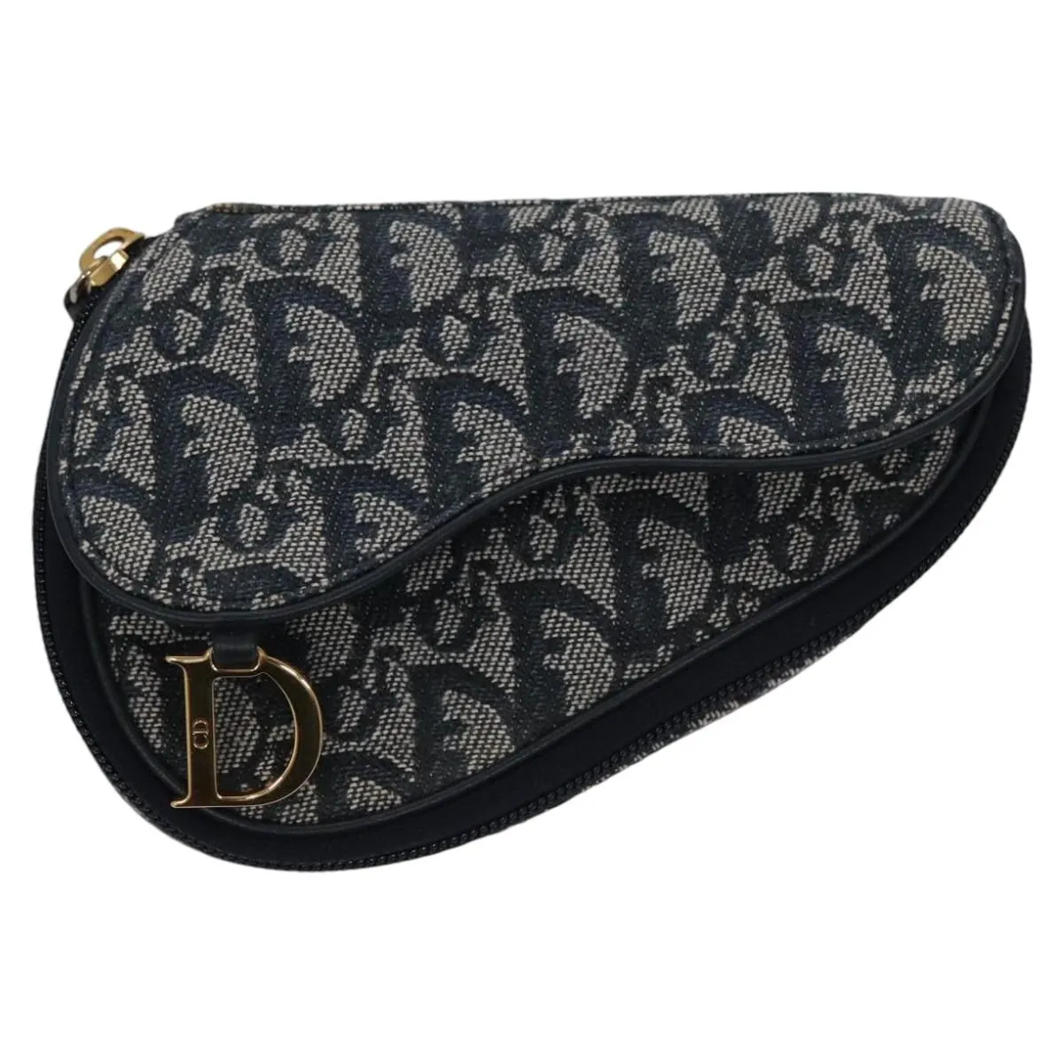 Dior Saddle Canvas Clutch Bag (Pre-Owned)