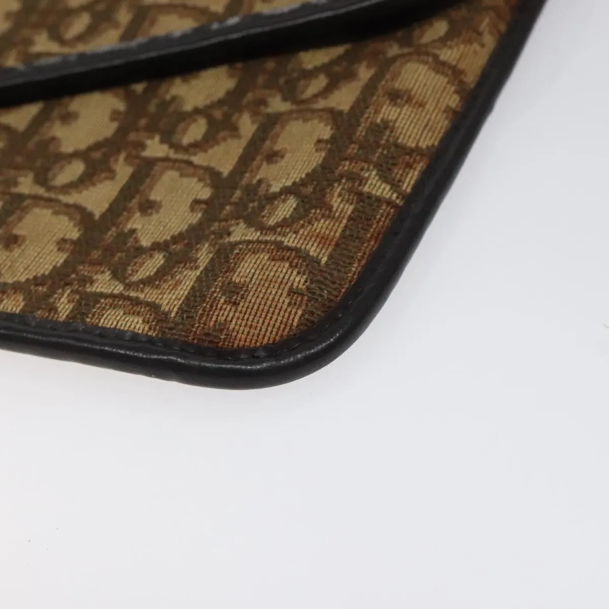 Dior Trotter Canvas Clutch Bag (Pre-Owned)