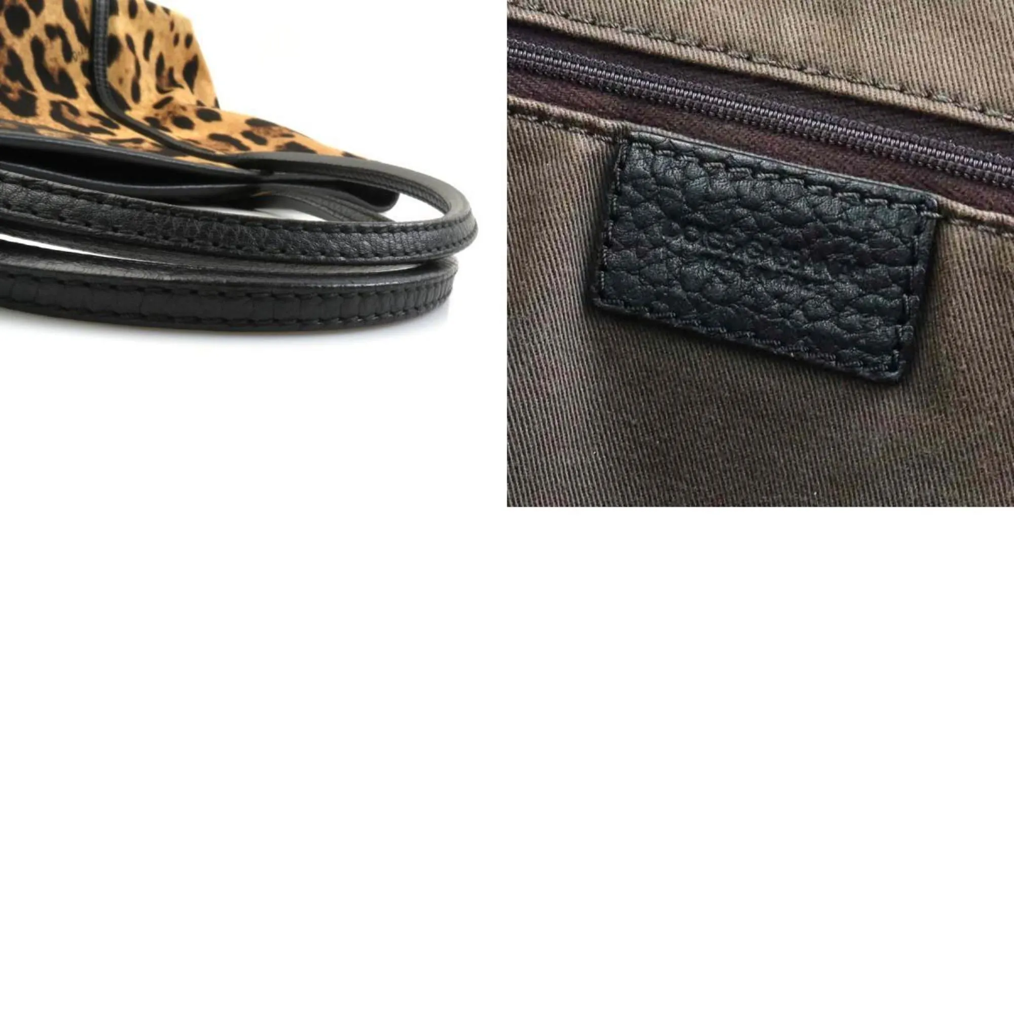 Dolce & Gabbana  Canvas Leather Handbag (Pre-Owned)
