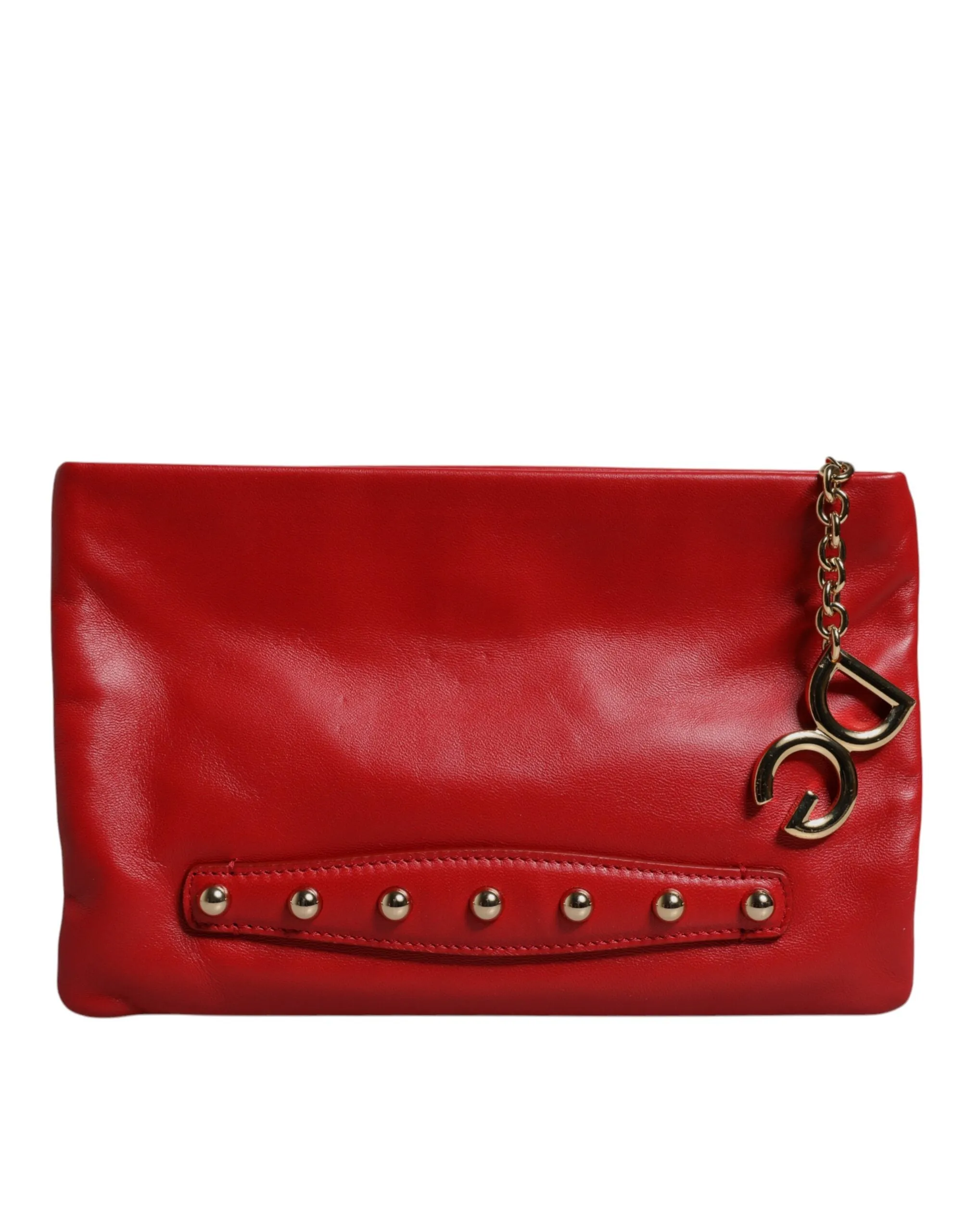 Dolce & Gabbana Revolutions Embellished Leather Clutch Women's Bag