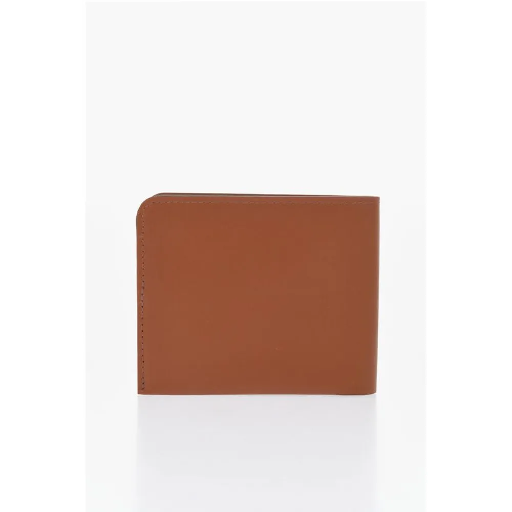 Dries Van Noten Leather Wallet with Two-Tone Inner