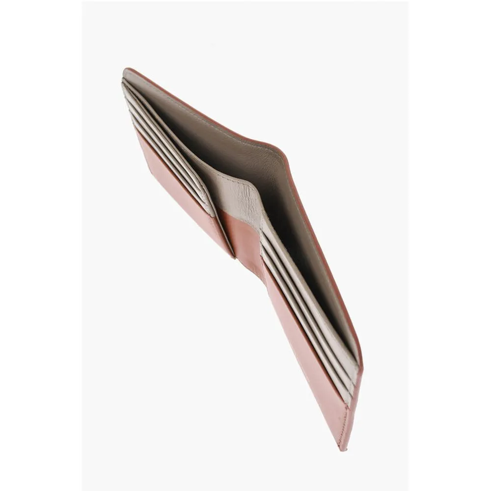 Dries Van Noten Leather Wallet with Two-Tone Inner