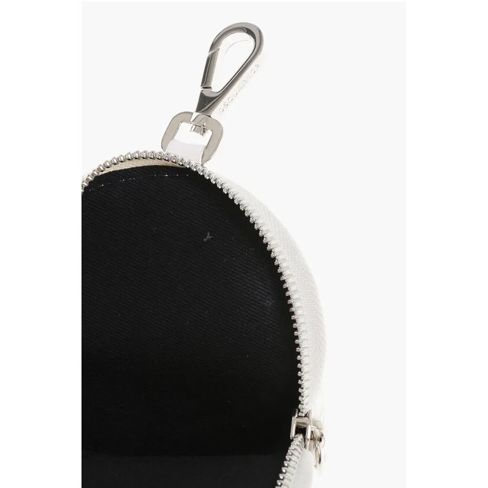 Dsquared Leather Purse with Carabiner