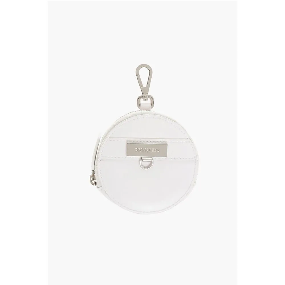 Dsquared Leather Purse with Carabiner