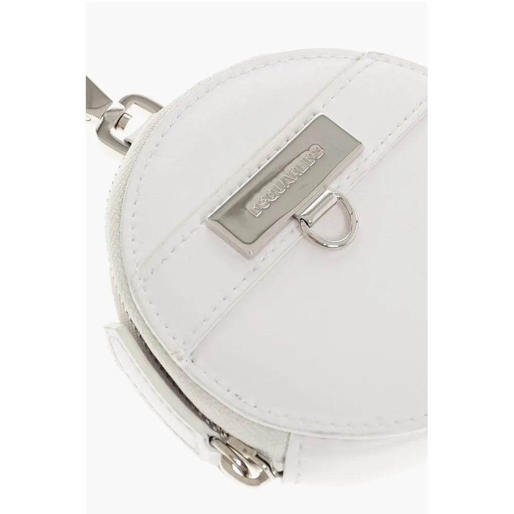 Dsquared Leather Purse with Carabiner