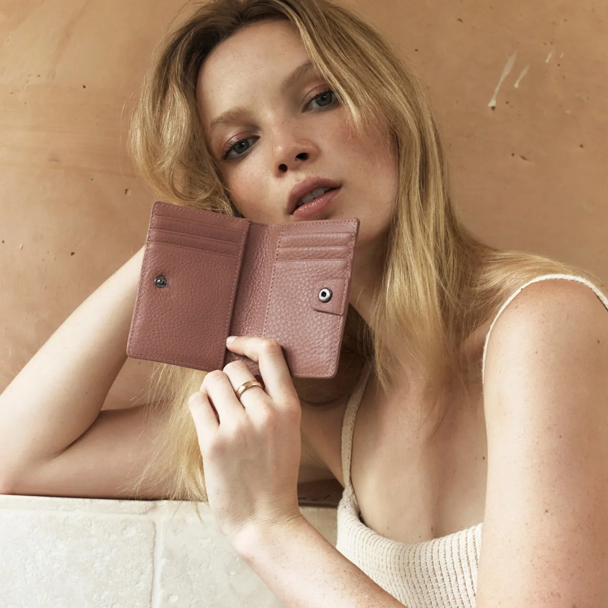 Easy Does It Wallet - Dusty Rose