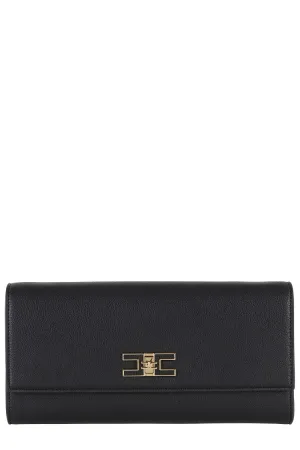 Eco-Leather Handbag With Golden Chain Strap