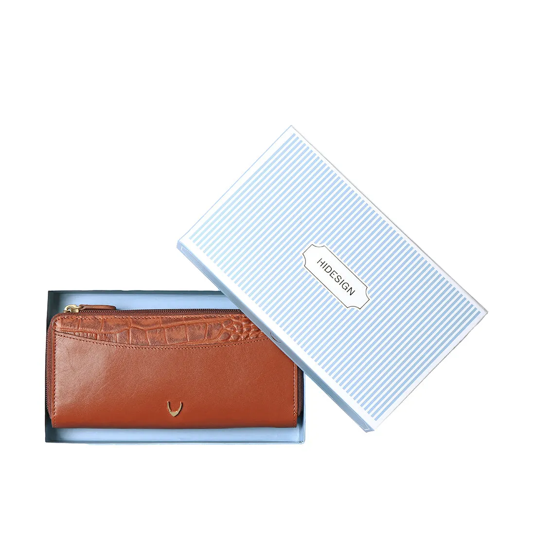 EE LILAC W1-M DOUBLE ZIP AROUND WALLET