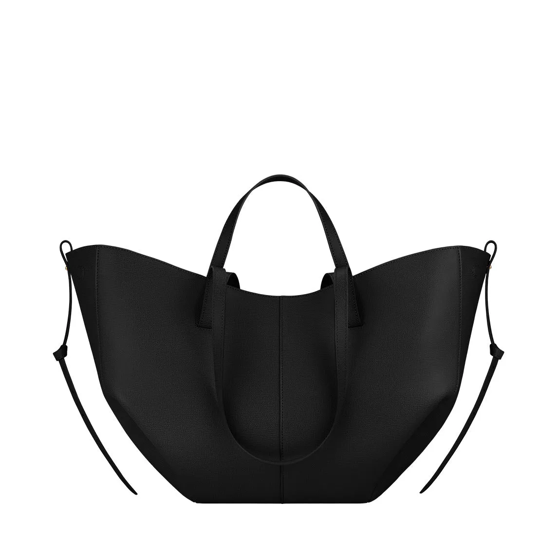 Elegant French Winged Cowhide Tote Bag
