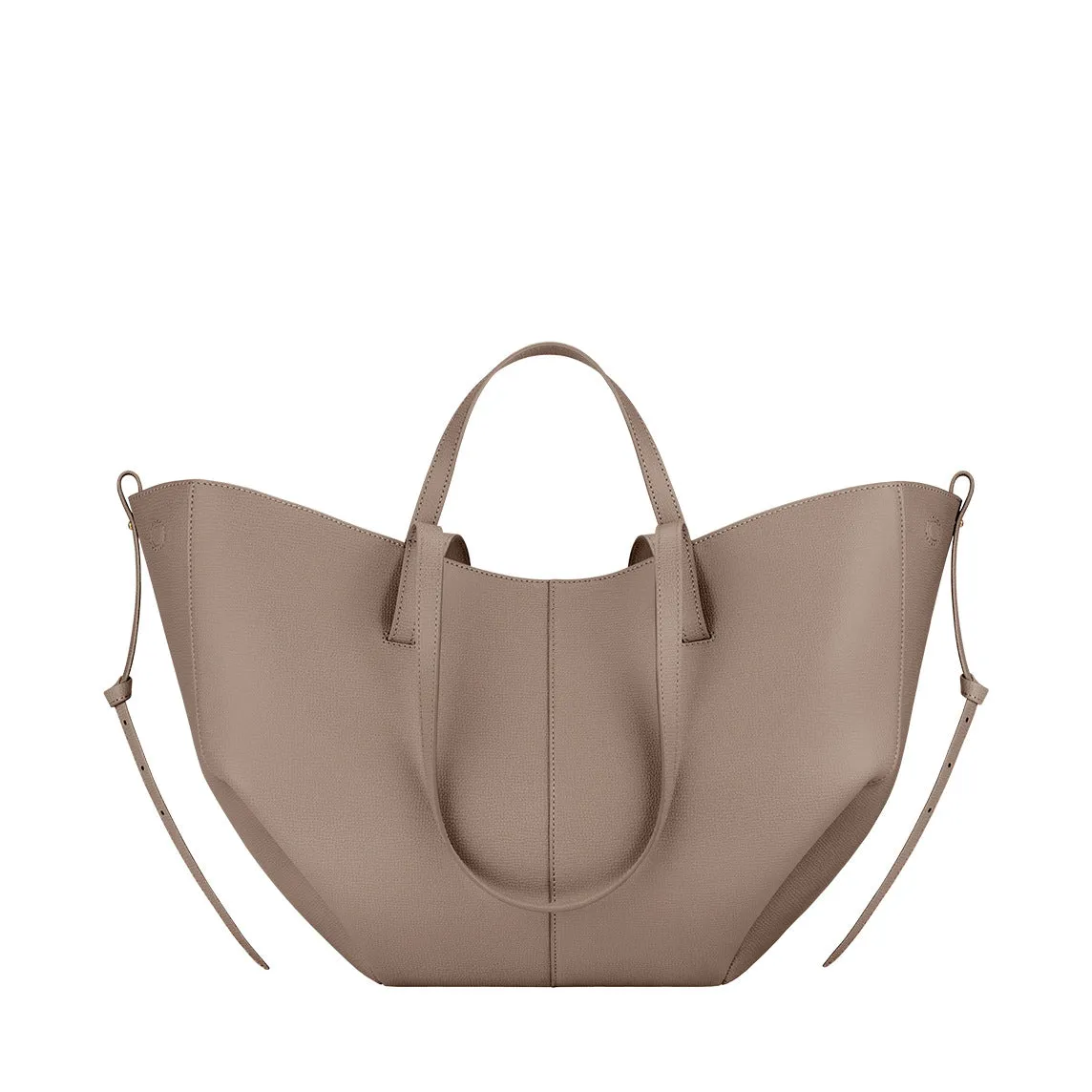 Elegant French Winged Cowhide Tote Bag