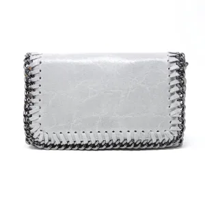 Eliza Clutch In Light Grey