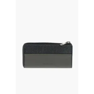 Ermenegildo Zegna EZ LUXURY leather continental wallet with zip closure
