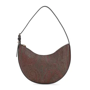 Essential Brown Cotton Hobo Bag