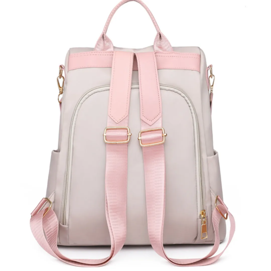 Ethnic Style Embroidered Canvas Oxford Travel Backpack