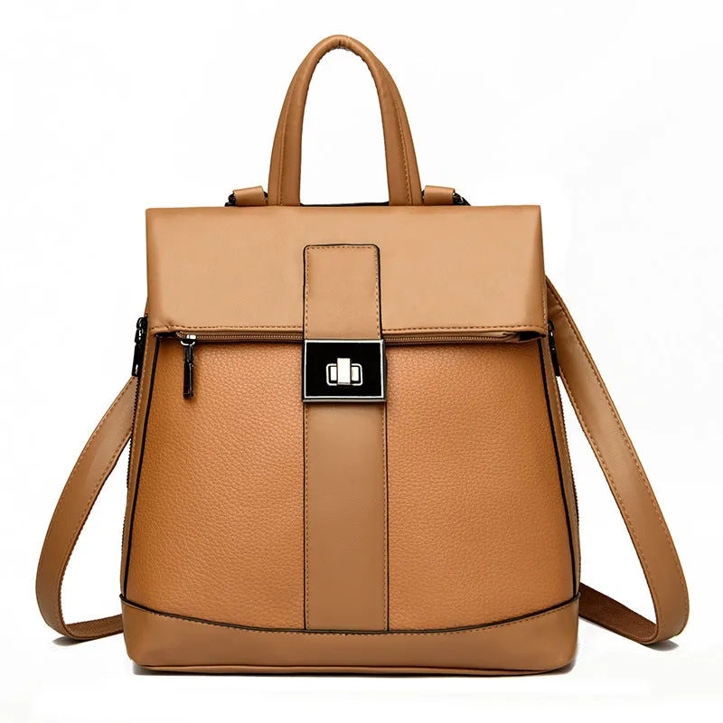 European Style Retro Multifunctional  Women's Backpack