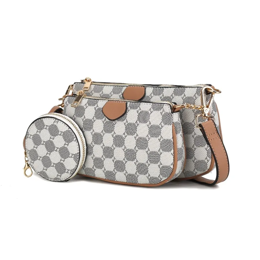 Evanna 3 pcs Crossbody Handbag 3 pieces set