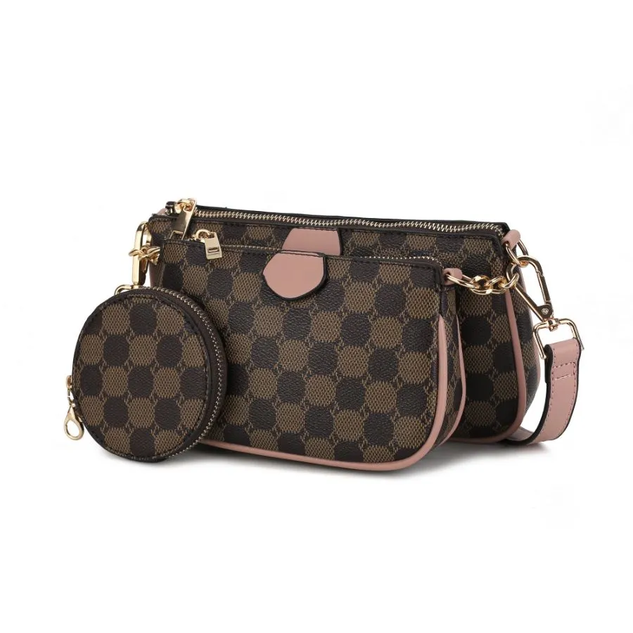 Evanna 3 pcs Crossbody Handbag 3 pieces set