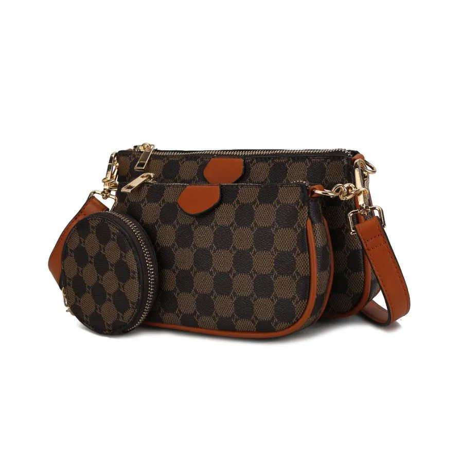 Evanna 3 pcs Crossbody Handbag 3 pieces set