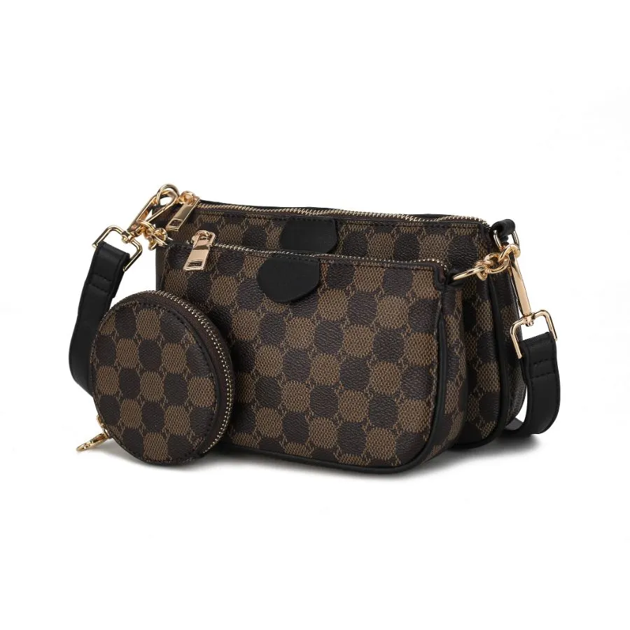 Evanna 3 pcs Crossbody Handbag 3 pieces set