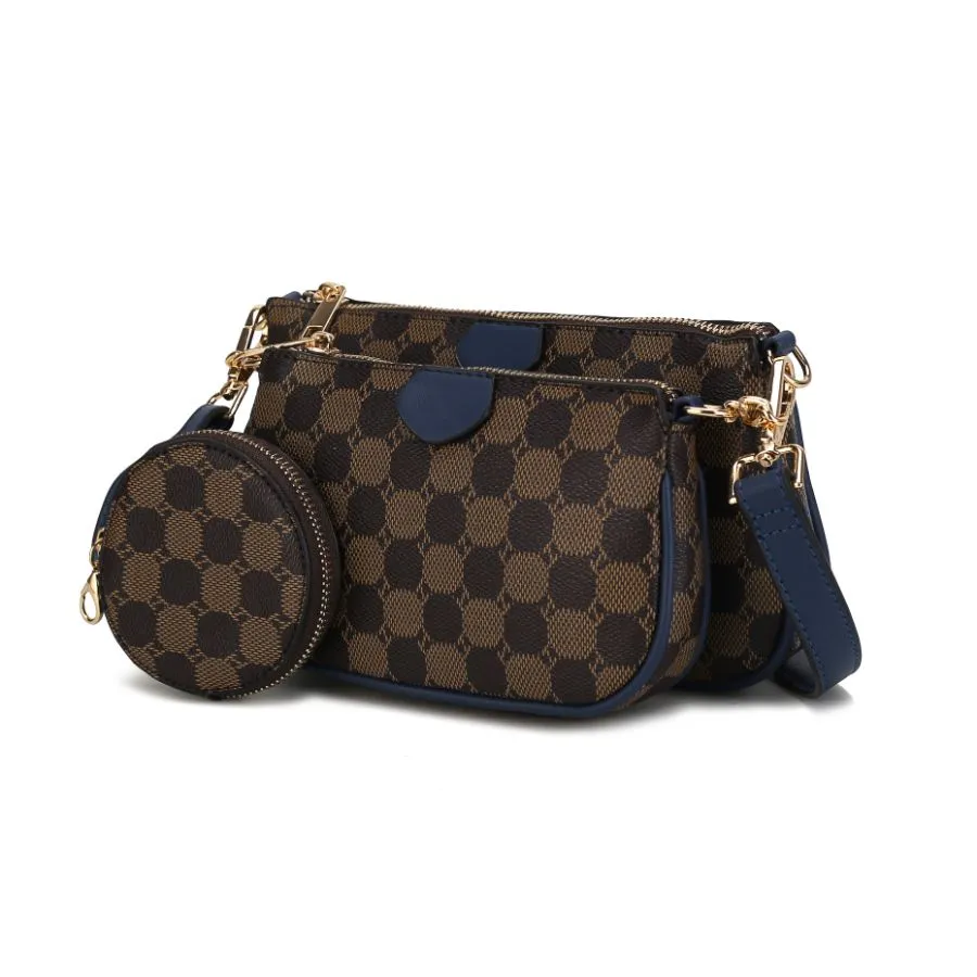 Evanna 3 pcs Crossbody Handbag 3 pieces set
