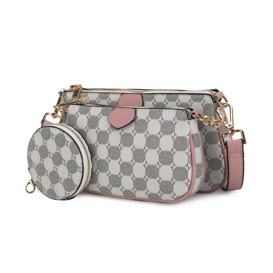 Evanna 3 pcs Crossbody Handbag 3 pieces set