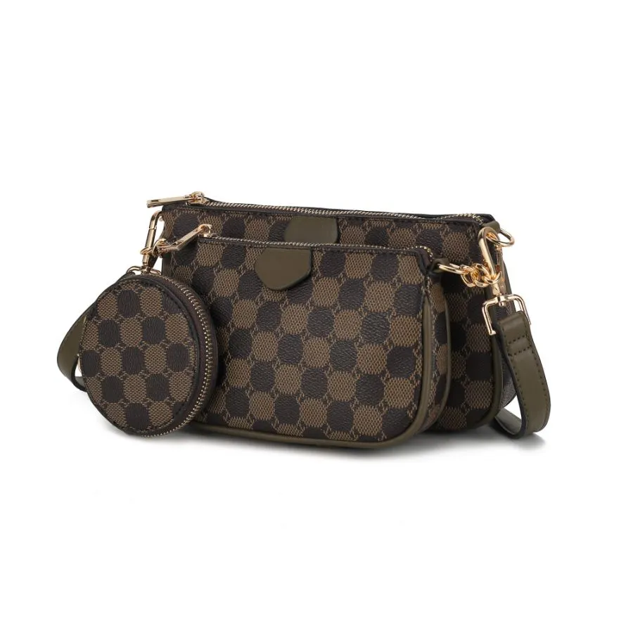 Evanna 3 pcs Crossbody Handbag 3 pieces set