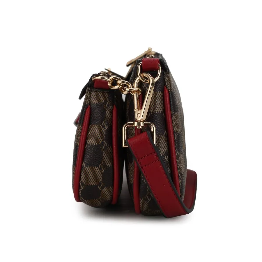 Evanna 3 pcs Crossbody Handbag 3 pieces set