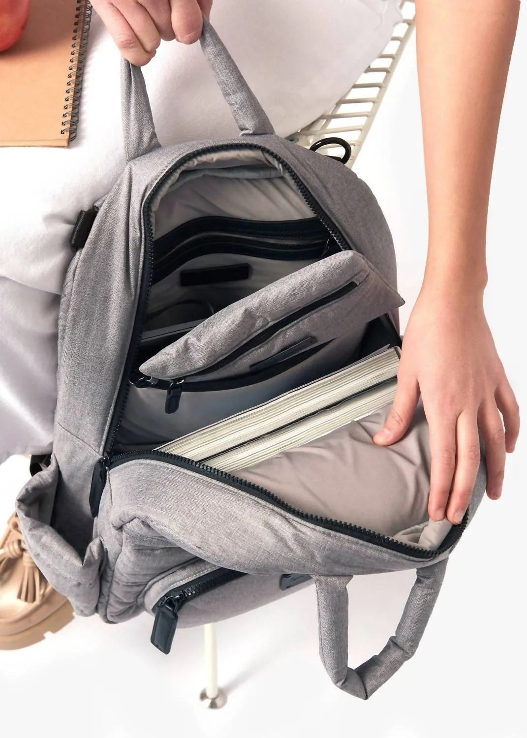 Everyday Backpack In Heather Grey