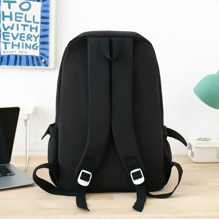 Fashion Canvas Korean Backpack 802-1