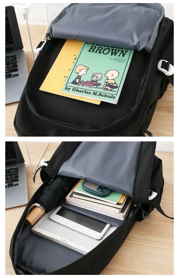 Fashion Canvas Korean Backpack 802-1