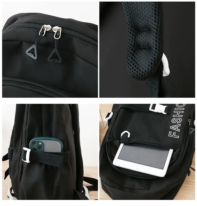 Fashion Canvas Korean Backpack 802-1
