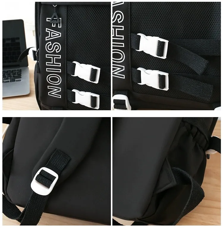 Fashion Canvas Korean Backpack 802-1