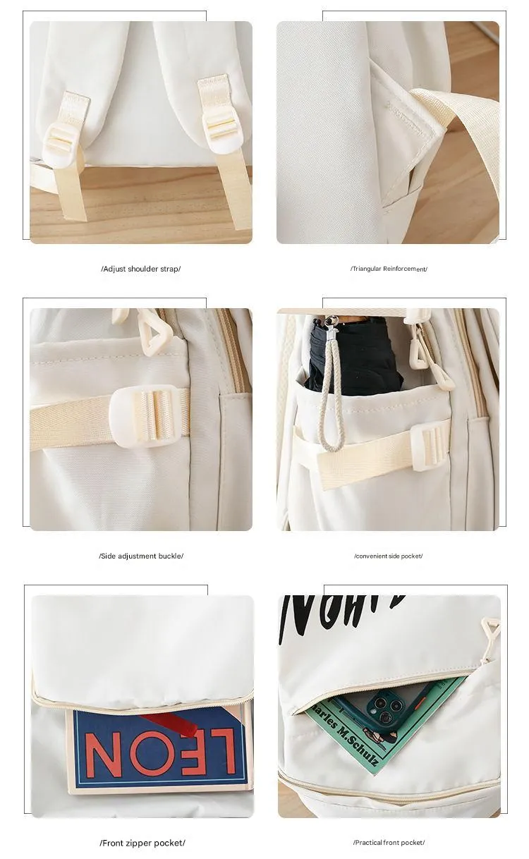 Fashion Canvas Korean Backpack 802