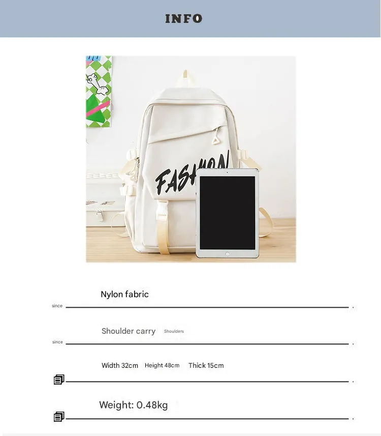 Fashion Canvas Korean Backpack 802