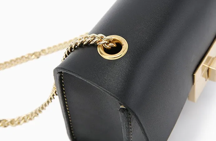Fashion Leather Womens Cute Small Chain Shoulder Purse Chain Crossbody Bag for Women
