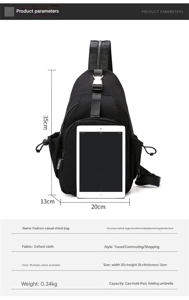 Fashionable Lightweight Chest Bag For Men and Women 4112