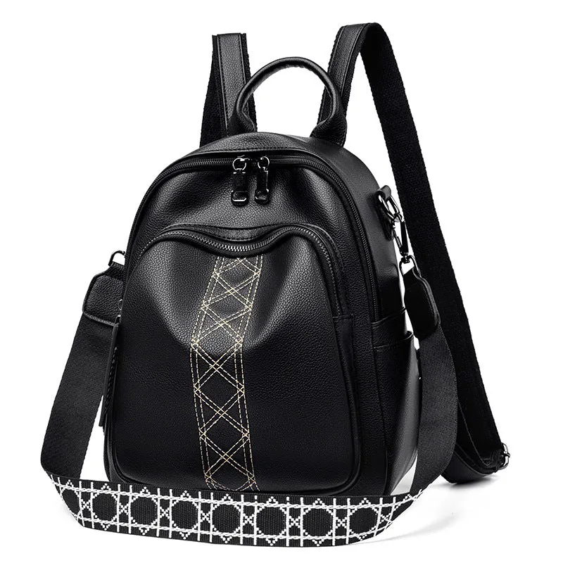 Fashionable Litchi Pattern  Women's Backpack