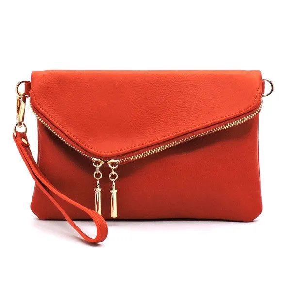 FASHNZFAB Fashion Envelope Foldover Clutch