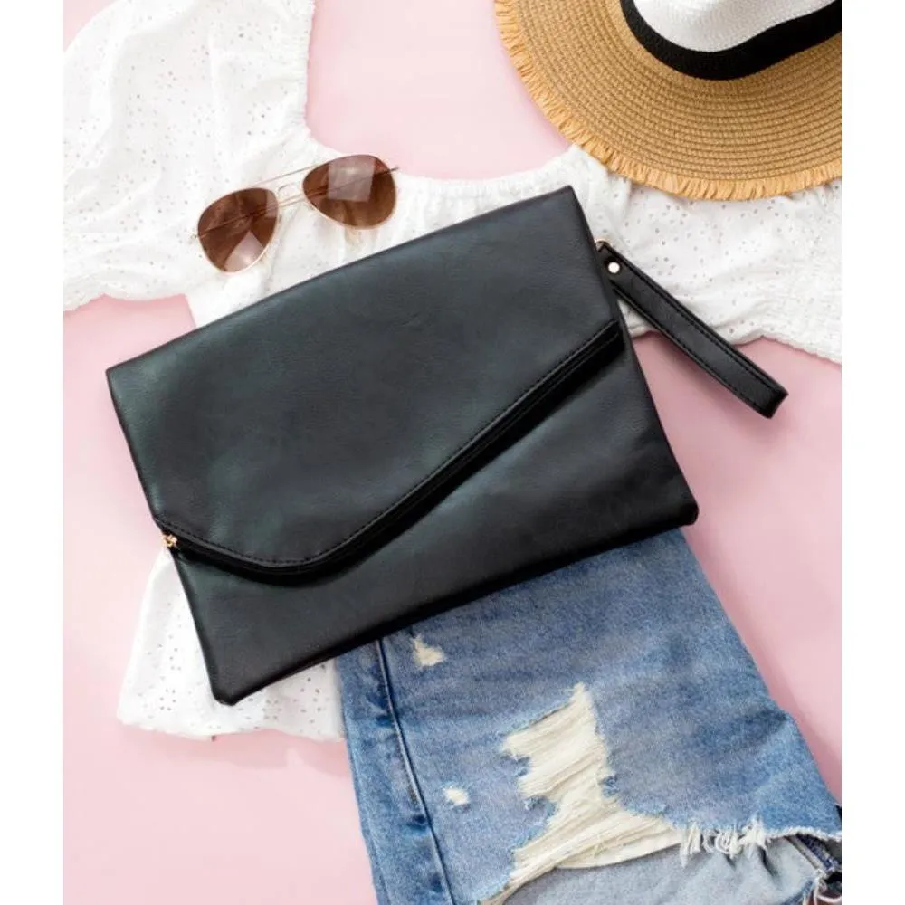 FASHNZFAB Foldover Envelope Clutch
