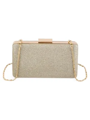 FASHNZFAB Glittered Box Clutch