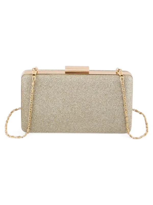 FASHNZFAB Glittered Box Clutch